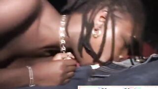 Real black theater slut
