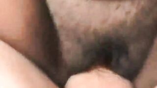 Ebony fuck slut gangbanged by three horny guys
