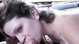 Alyssa Bradyn Sucks Cock For Ride Home