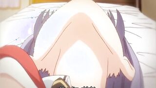 Japanese hentai cutie gets licked her wet pussy and hot fucked