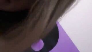 Pink panty teen college girl fingerbang