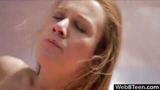 Lovely lesbians fool around and make out