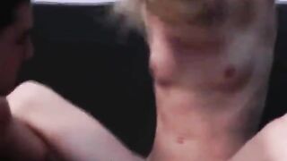 Cute petite teen blowjob and pussy lick