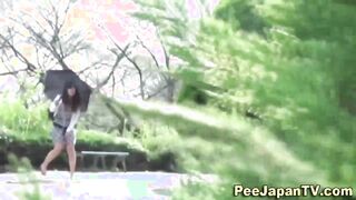 Asians watched pissing