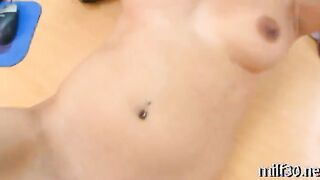 Horny milf loves hard drilling