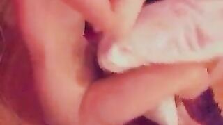 Rabbit Vibrator in a tight teen pussy