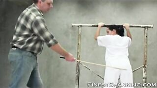 Long Haired Girl gets some punishing