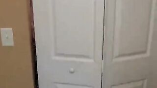 Blonde Ex Girlfriend Playing Hard To Get On Home Video