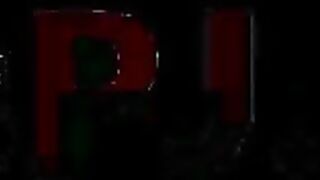 Brunette woman using huge gyno toys