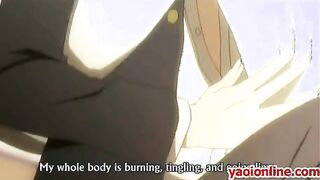 Two hentai gays having softly touch