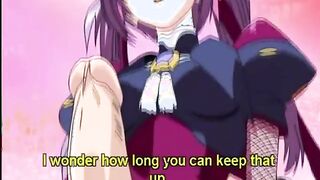 Futagirl puts her big cock inside little mouth