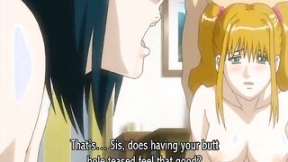 Two bustiest girls hentai gets double penetration