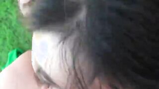 Naughty Asian Girlfriend Taking Load Of Cum