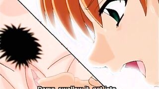Roped hentai gets fingering her clitoris and nipples