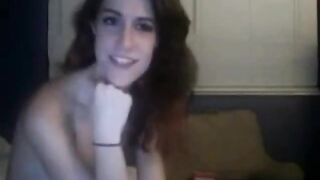 Guy enjoys in hands of his girlfriend