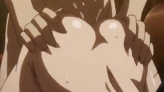 Bounching tits hentai gets fingering and hot poking her wetpussy