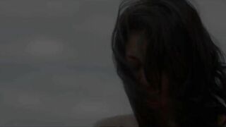 Extremely glamorous lovers sex on the beach