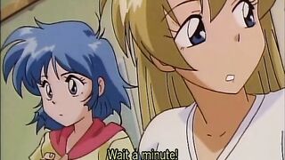 Young hentai girl tentacled by robot