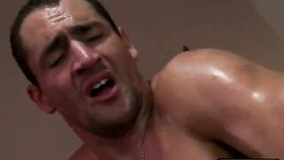 Gay punishment before having a blowjob and gay anal fucking