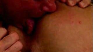 Seductive brunette transsexual Maryouyl getting sexy booty licked hard