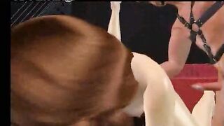 Girl gets tied up and fucked