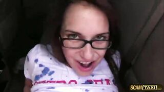 Pretty brunette Jenny gets fucked by her new bf and receives a hot cum
