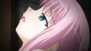 Roped anime with bounching tits squirting milk