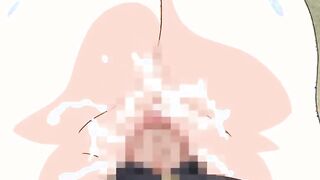 Japanese anime schoolgirl with bigboobs wet pussy poking