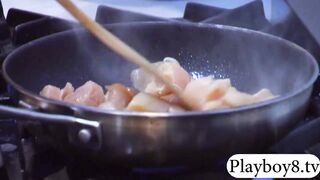 Superb hotties enjoyed cooking challenge in this episode