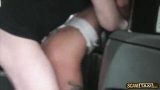 Brunette Jordanna gets tricked by the driver into fuck