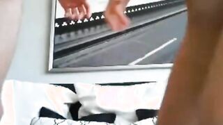 Boyfriend dick tears her ass up
