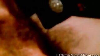 Perv fucks a filthy blonde grandma in vintage scene