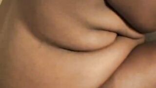 Sexy Massage And Belly Jiggle For Huge Black BBW