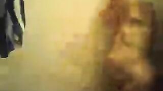 BBW Granny showers on webcam skype