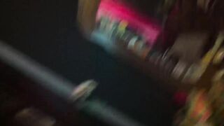 College female roommate gives a head