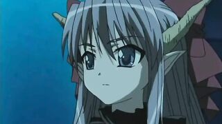 Busty anime caught and tentacles fucked in the forest