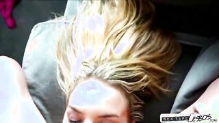 Two hot lesbians meet and fucks after a long time