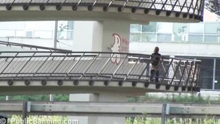 PUBLIC street young blonde teen sex orgy gangbang in the middle of a street in broad daylight