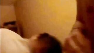 Amateur threesome on college