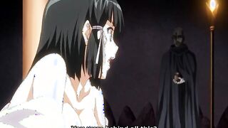 Princess anime threesome assfucking with pig monster
