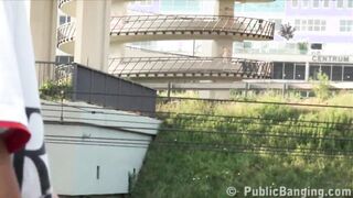Wow PUBLIC street young blonde teen sex orgy gangbang in the middle of street in broad daylight