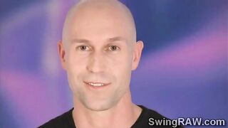 Mature hottie sings in to be in XXX reality show of swingers