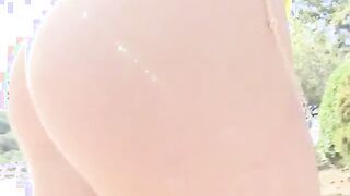 Buxom Lass Abella Displaying Pussy Charms