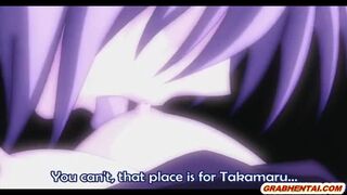Shemale anime cutie pussy and anal fucked