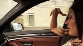 Lost teen Kitana Lure is persuaded to have anal sex with a driver