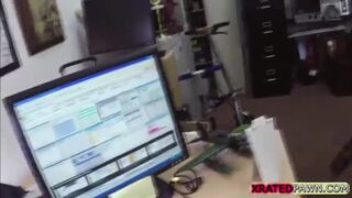 Hottie Blonde woman gets fucked hard by the owners big dick