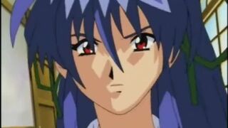 Japanese anime coeds group gangbang