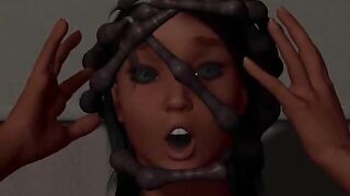 anime hentai CGI - spider monster