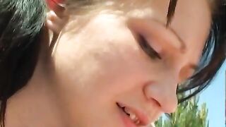 Lesbian Lovers Take It Outdoors!