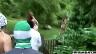 Czech Girl In An Awesome Gangbang With Lots Of Guys